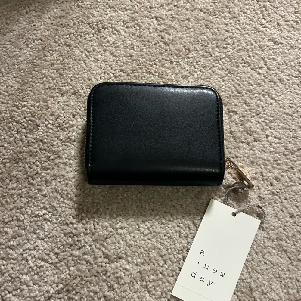 A New Day Elegant Black Clutch Wallet